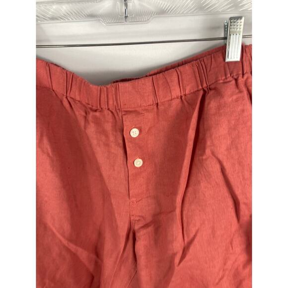 J Crew Linen Blend Pull on Pants Size Medium - Picture 2 of 6